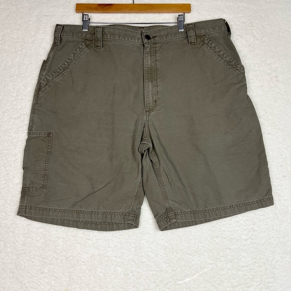 Carhartt Olive Green Cargo Shorts Size 42 Original Fit